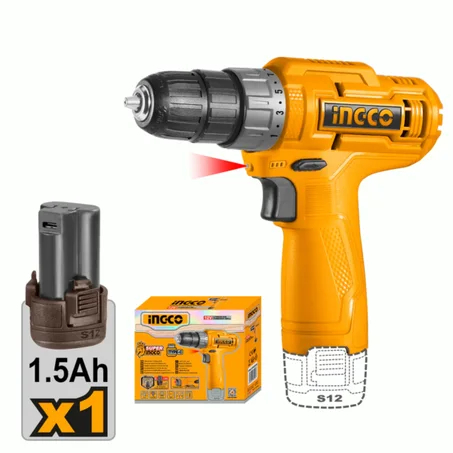 Visseuse 12v 1,5ah 20 nm 1batterie (Chargeur non inclus)