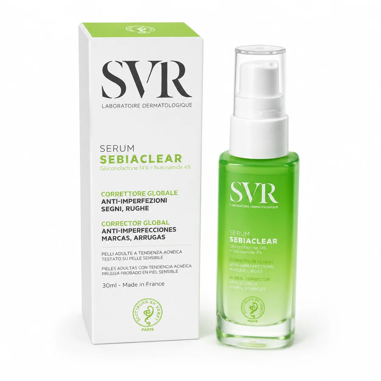 SVR Sebiaclear Serum 30ml | Anti-Imperfections Serum | Para El Kifah
