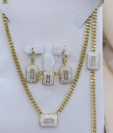 طقم كامل ستيل دهب