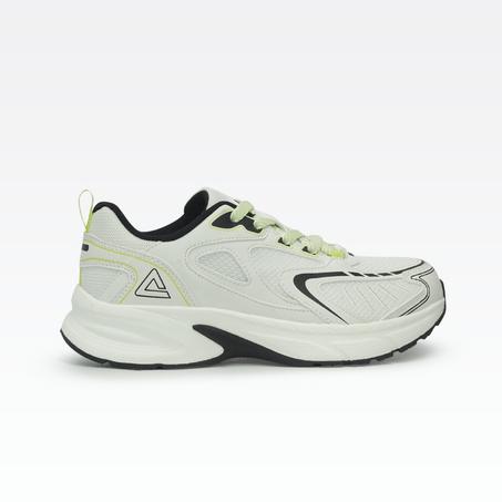 Peak Casual Shoes Milky White/Black/Lt.Green E49137E-Z498