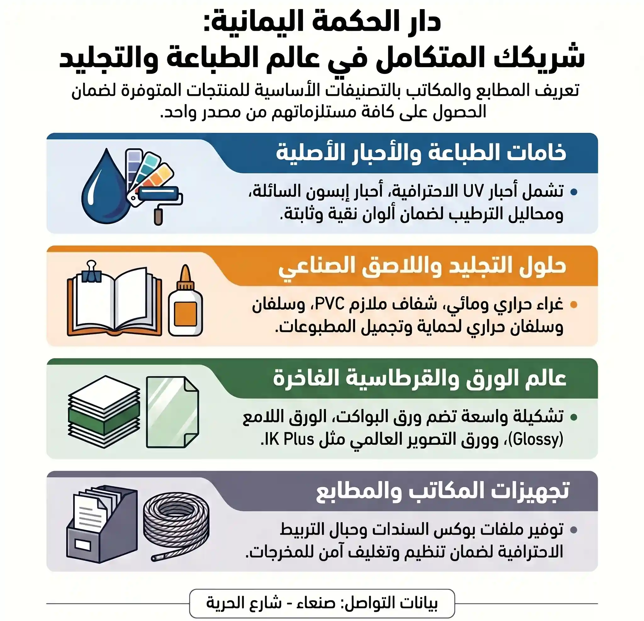 مستلزمات الطباعة