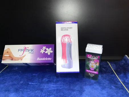 Appareil de chauffage épilatoire + Recharge wax + Bandelette 😍