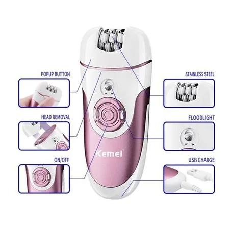Epilateur Electrique KEMEI 4en1