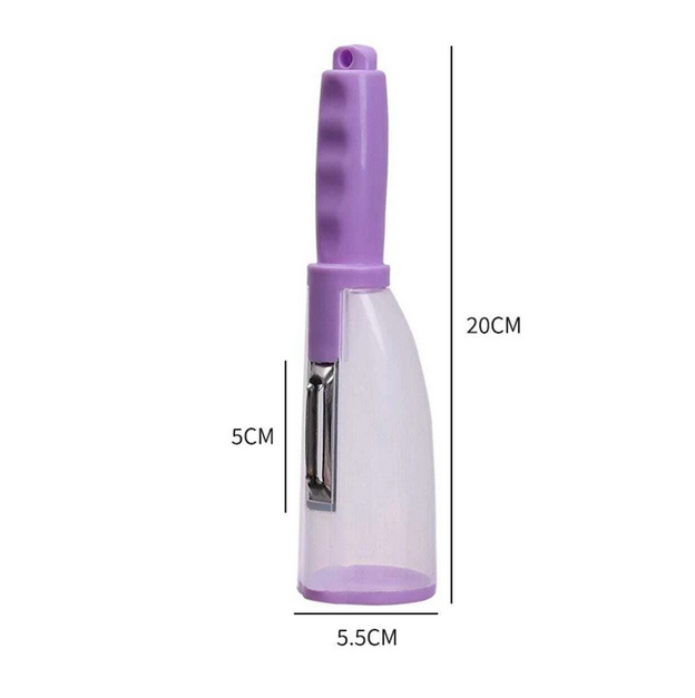 مقشر الخضار والفواكه - Vegetable and Fruit Peeler (Purple)