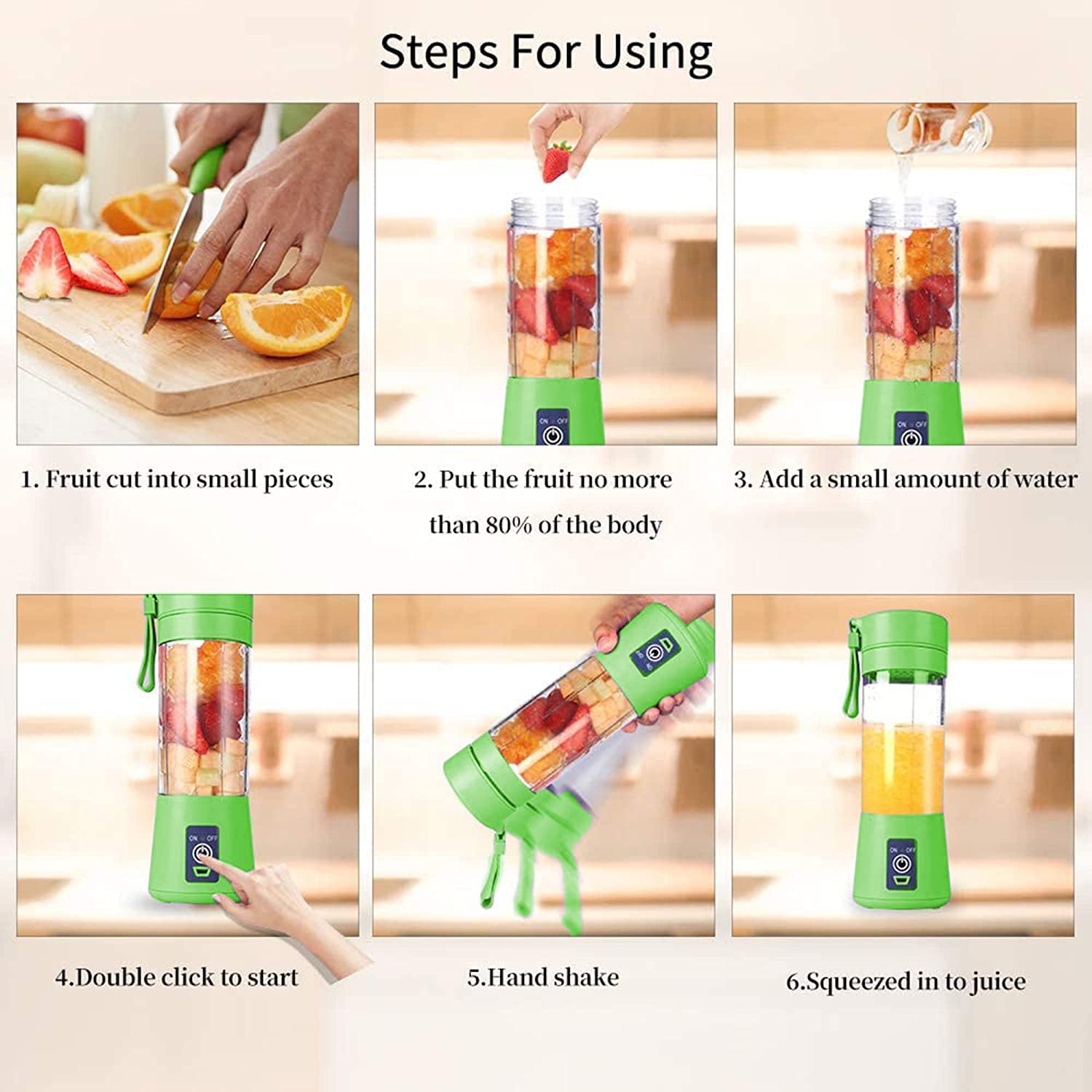 خلاط عصير محمول - Portable Juice Blender