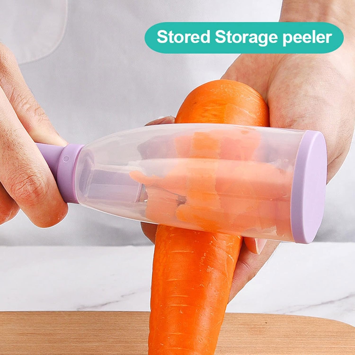 مقشر الخضار والفواكه - Vegetable and Fruit Peeler (Purple)