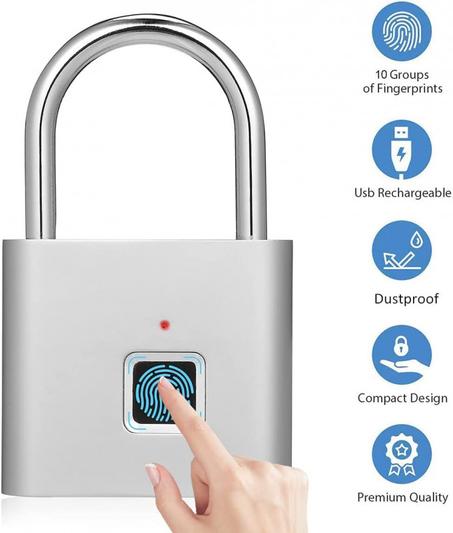 The new fingerprint padlock.