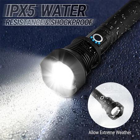 Rechargeable Tactical Laser Flashlight