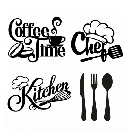 Pack décoration moderne de cuisine (6 piéces)