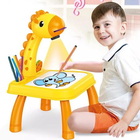 Table de dessin avec projecteur pour enfants