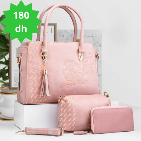 مجموعة حقائب جلدية نسائية
