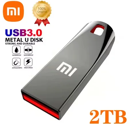 Xiaomi 2TB Metal Usb 3.0 Flash Drives 1TB High Speed Pendrive 512GB Usb Drive Portable SSD Memoria Usb Flash Disk TYPE-C Adapter