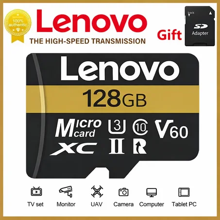 بطاقة ذاكرة 128GB V60 lenovo original