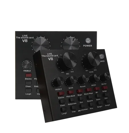 Carte Son V8 original Qualité Audio Professionnelle pour Live