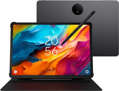 TCL NXTPAPER 14 - Flip Case - T-Pen - NXTPAPER 14 Inch Wi-Fi Display Tablet 16GB RAM, 256GB ROM Battery 10000mAh Quick Charge 33W - Battery Charger - Case and Pen, Grey