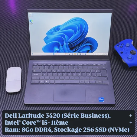 Dell Latitude 3420 – Fiabilité Professionnelle (11ème Gen)