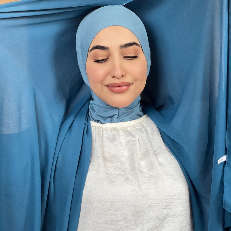 شال بالبوني للمحجبات جودة عالية غير كاشف للشعر