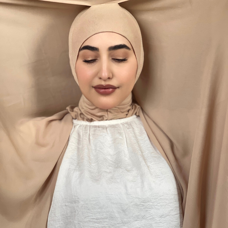 شال بالبوني للمحجبات جودة عالية غير كاشف للشعر