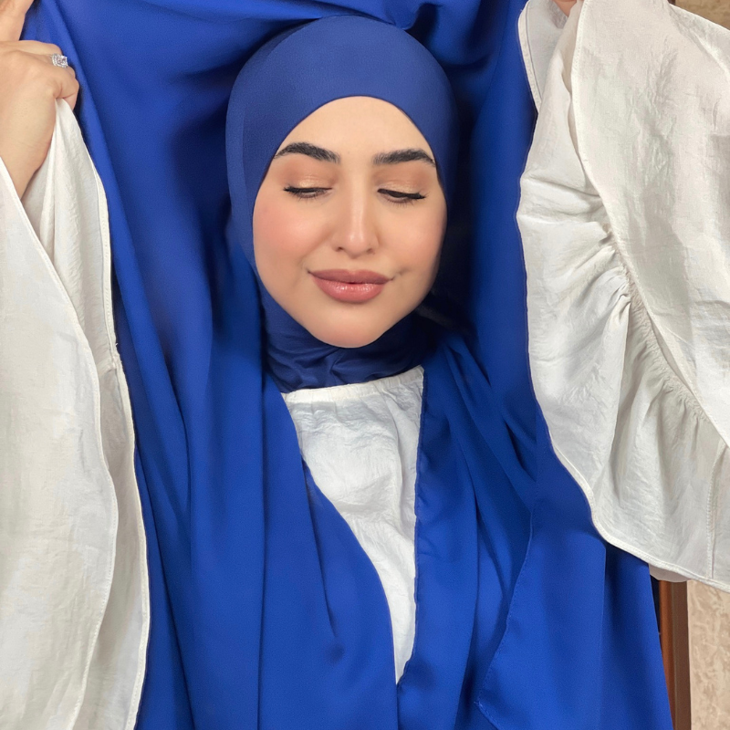 شال بالبوني للمحجبات جودة عالية غير كاشف للشعر