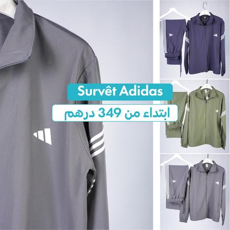 Survêtement (Ziti, Bleu, Gris) Adidas 2026 Chic & comfortable Ref-DS0N44