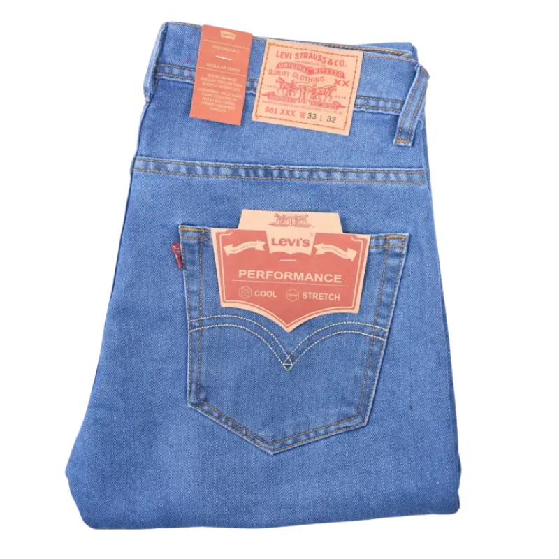 Jeans Levi’s® 501 Bleu Délavé – Coupe Droite