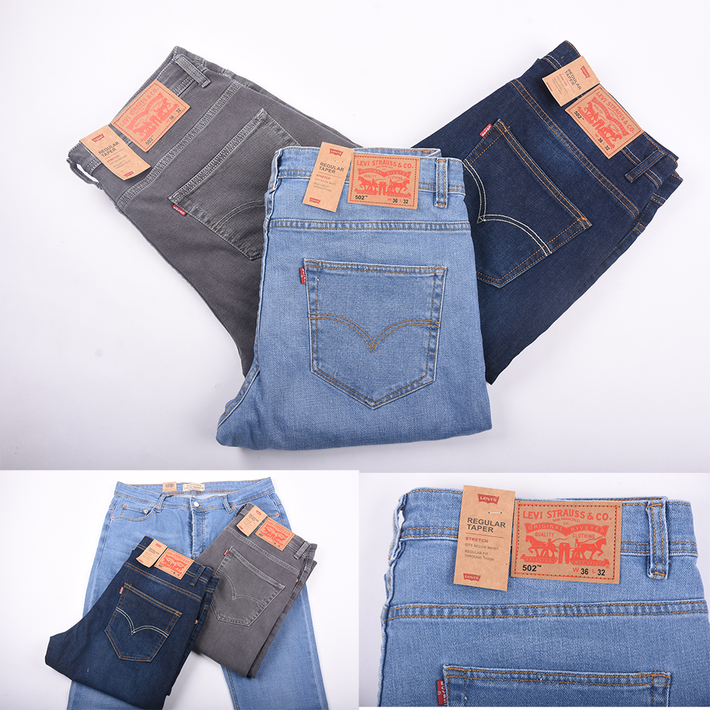 Pack de 3 jeans De luxe Ref-VT1991