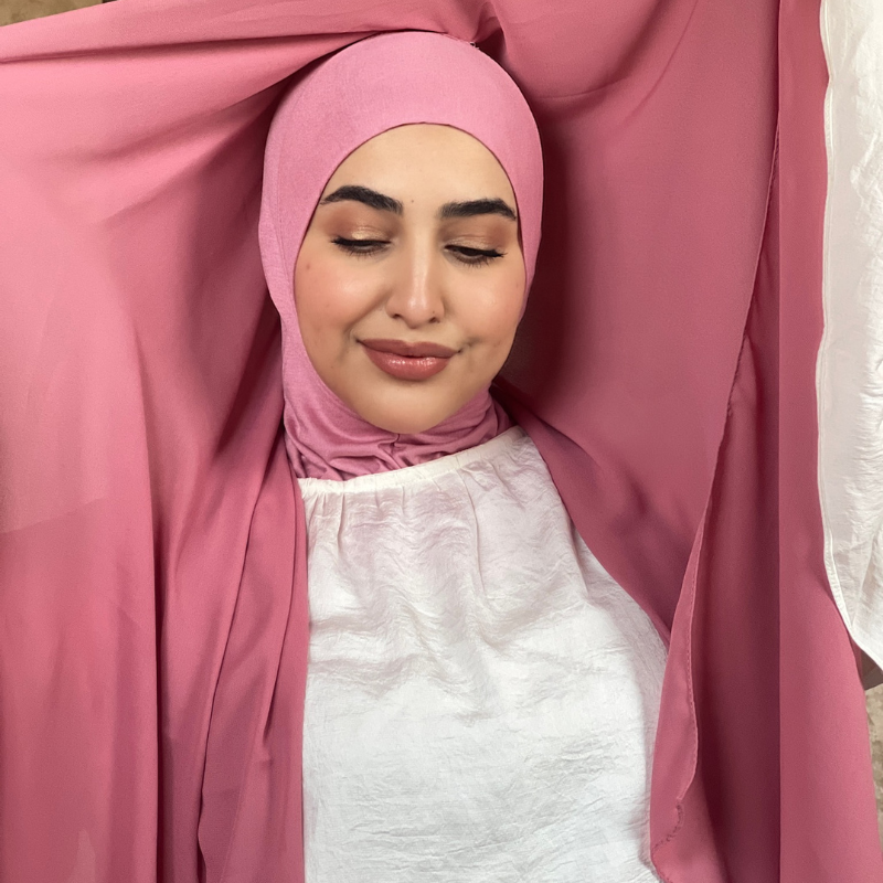 شال بالبوني للمحجبات جودة عالية غير كاشف للشعر