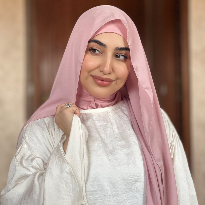 شال بالبوني للمحجبات جودة عالية غير كاشف للشعر