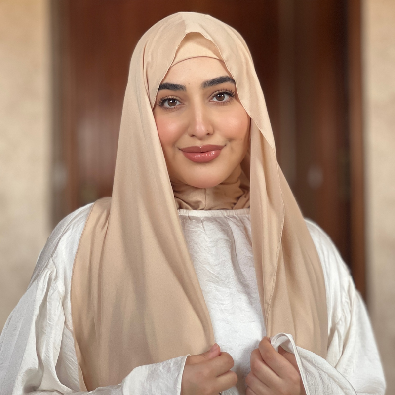 شال بالبوني للمحجبات جودة عالية غير كاشف للشعر
