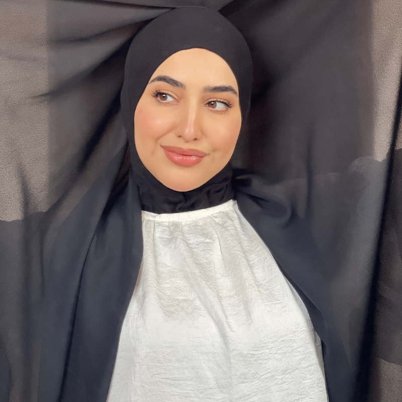 شال بالبوني للمحجبات جودة عالية غير كاشف للشعر