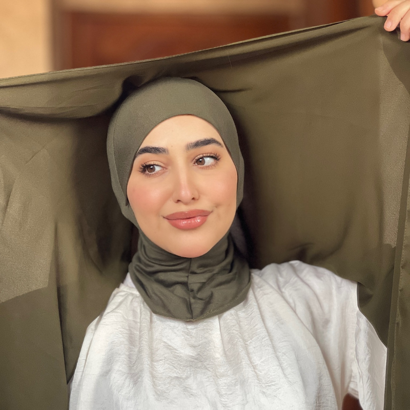 شال بالبوني للمحجبات جودة عالية غير كاشف للشعر