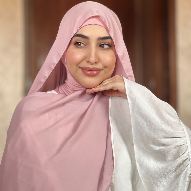 شال بالبوني للمحجبات جودة عالية غير كاشف للشعر