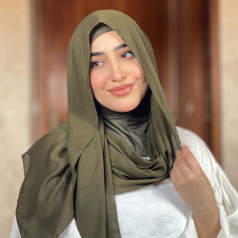 شال بالبوني للمحجبات جودة عالية غير كاشف للشعر