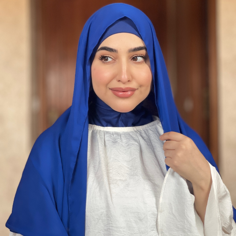 شال بالبوني للمحجبات جودة عالية غير كاشف للشعر