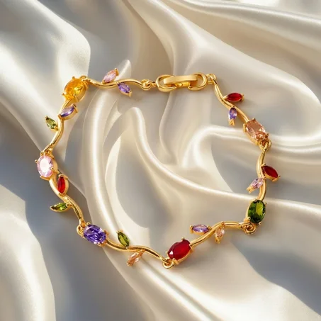 Bracelet Tulip Multicolor femme en Acier Inoxydable