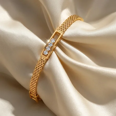 Bracelet Move Doré femme en Acier Inoxydable