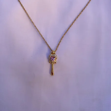 Collier Sceptre Heart femme acier inoxydable