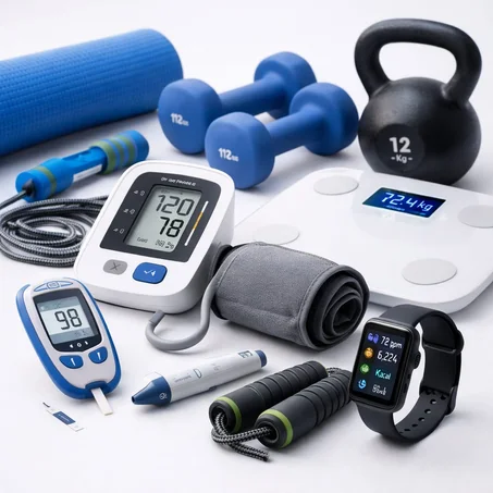 معدات إلكترونية للصحة واللياقة