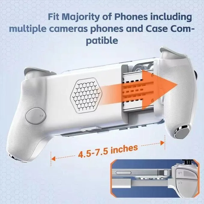 MANETTE DE JEU EXTENSIBLE BLUETOOTH ET FILIAIRE VIA  TYPE-C AB01