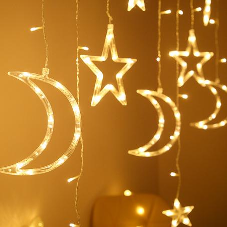 أضواء الستائر