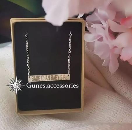 سلسال مستطيل بالكتابة حسب الطلب