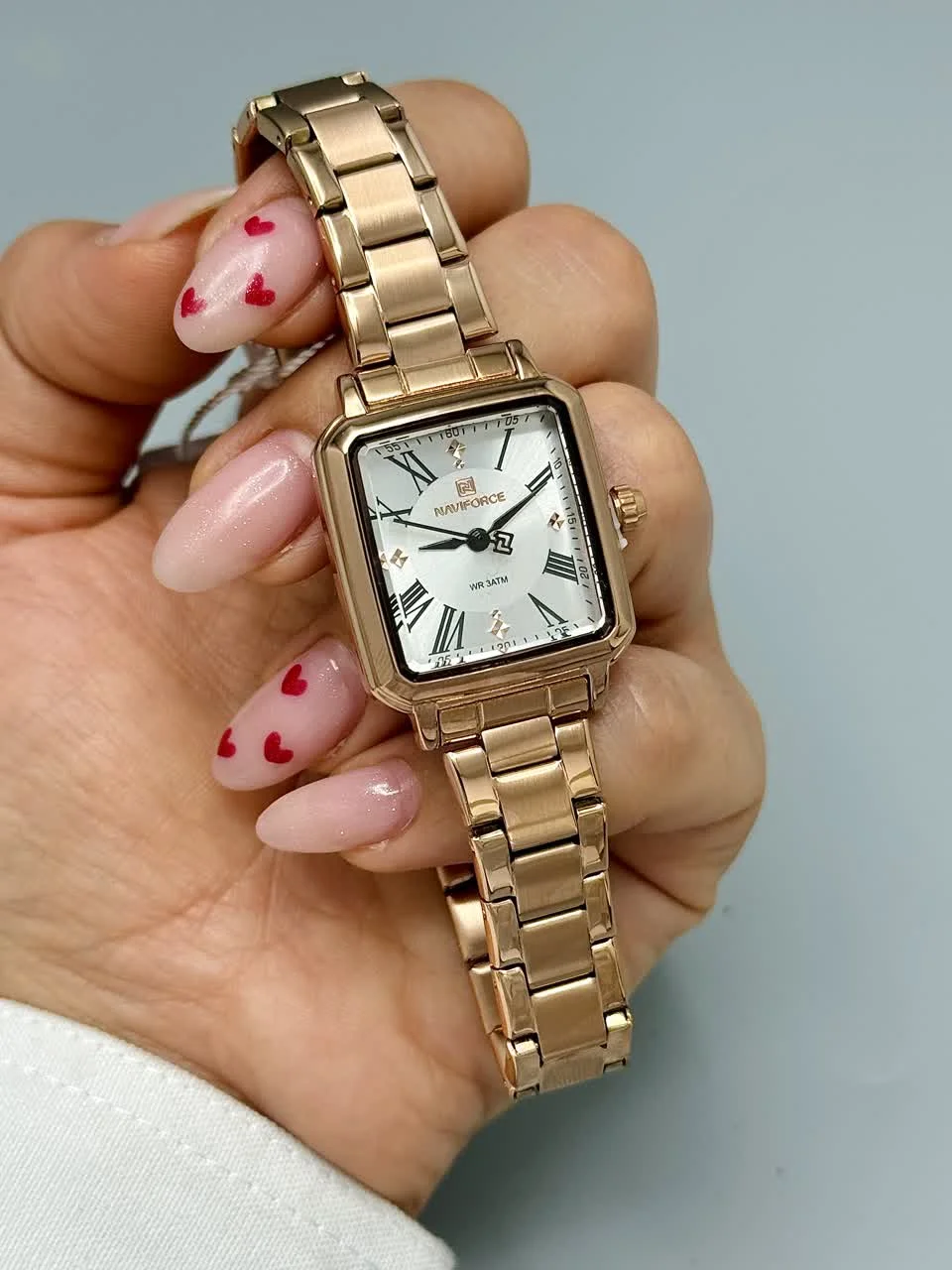 naviforce rose golde white