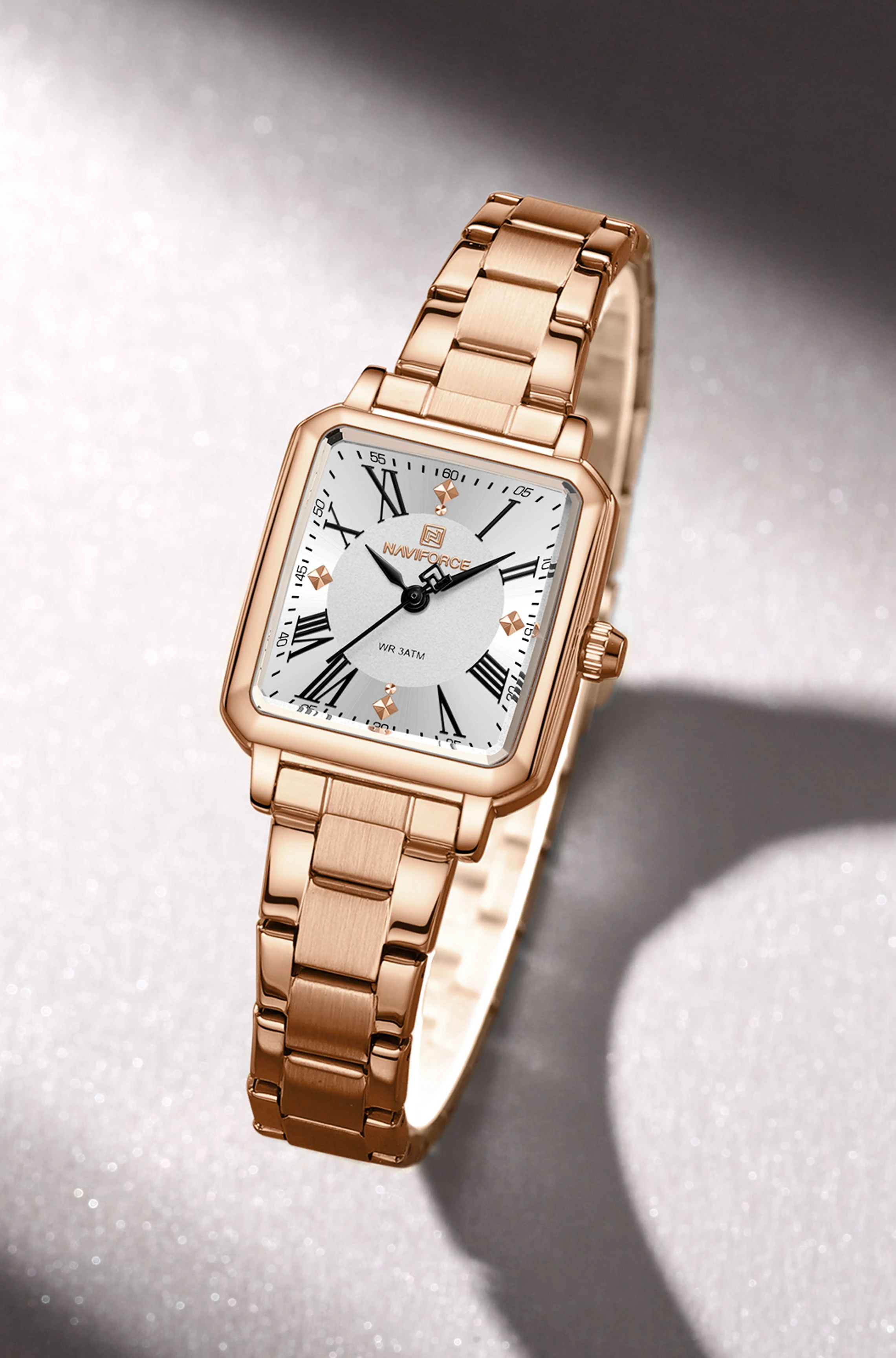 naviforce rose golde white