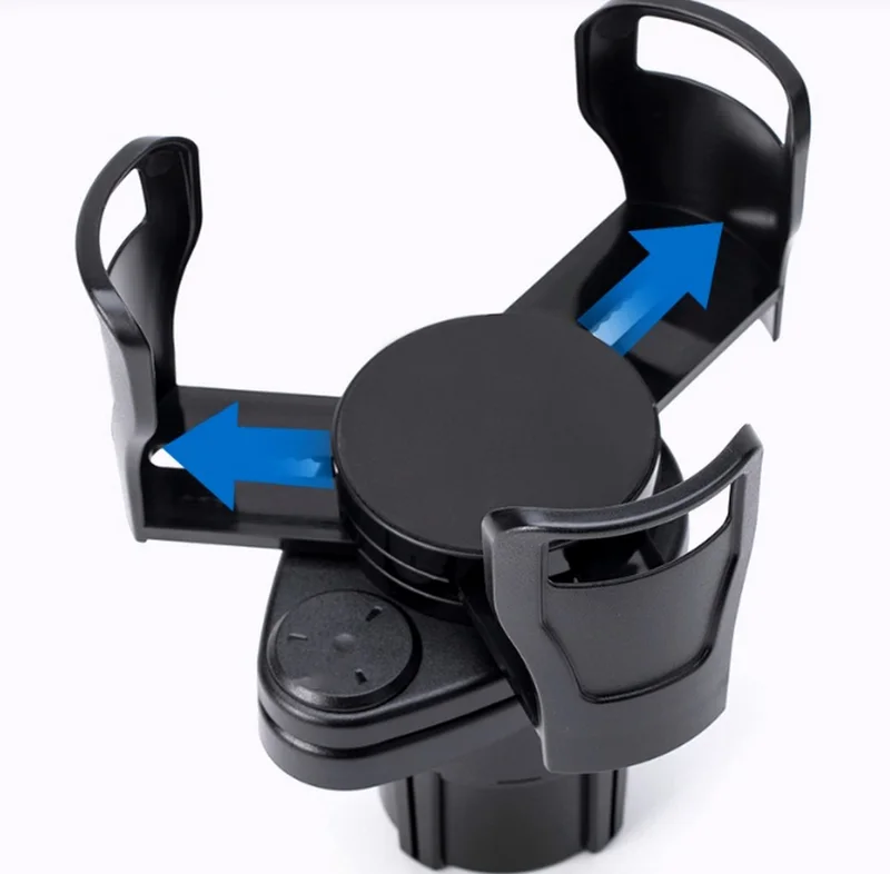 حامل أكواب للسيارة 2 في 1 بدوران 360° – راحة وتنظيم داخل سيارتك