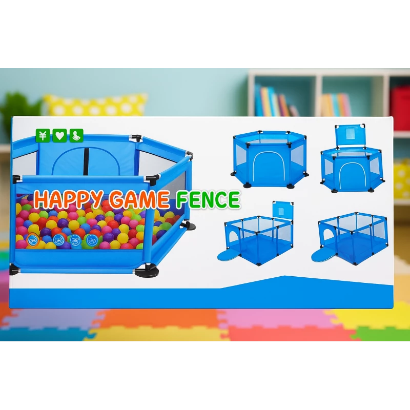 حظيرة ألعاب آمنة للأطفال بتصميم سداسي