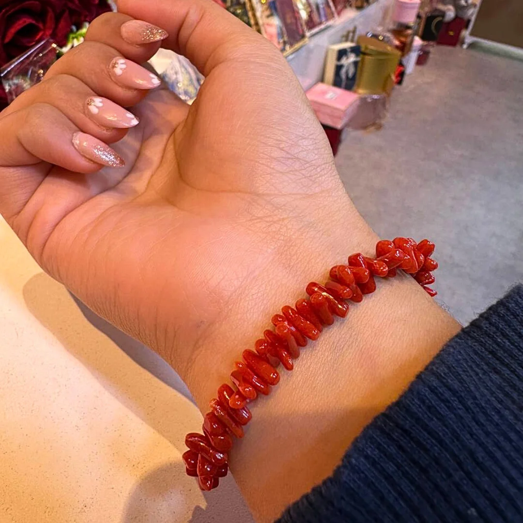 سوار من المرجان الأحمر |Bracelet en corail rouge Cupolini