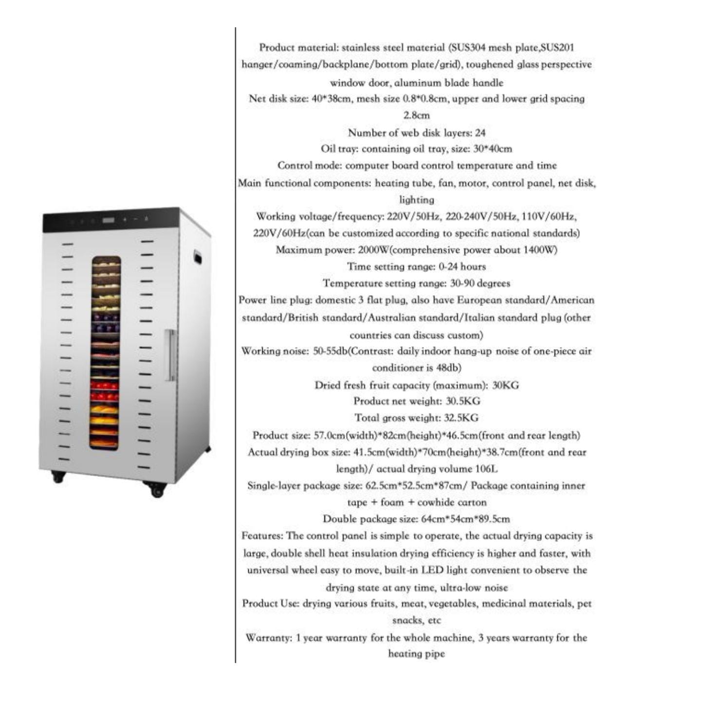 Layers 24 تجفيف الفواكه والخضروات