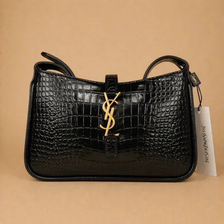 Sac YSL Le 5 à 7 Croco