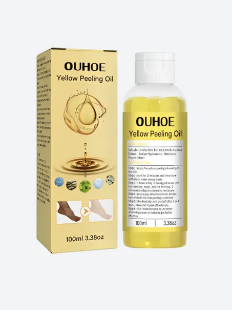 زيت تقشير الوجه واليدين