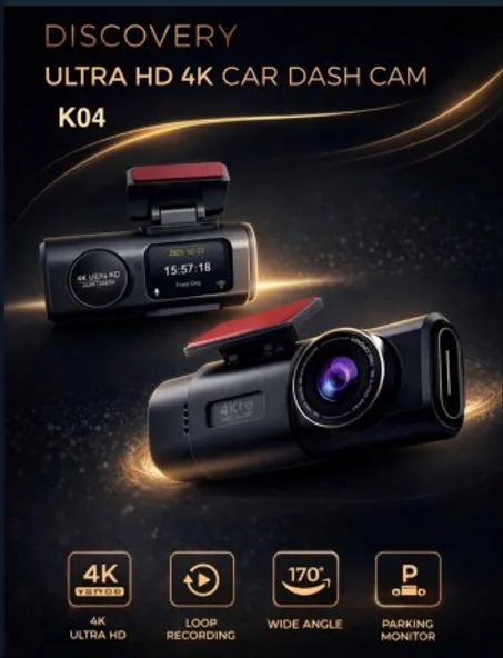DISCOVER .ULTA HD 4K CAR DASH CAM k04